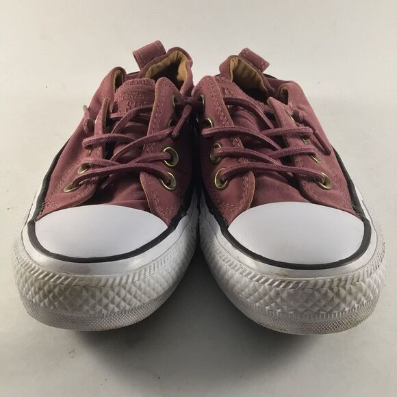Converse CTAS shoreline shoes womens slip on sneakers maroon red size 5 - Picture 2 of 8